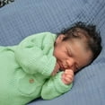 thumbnail image 2 of Dayoff kids 18 Inch Sleeping Reborn Baby Doll, African American,Vinyl Material For Kids Age 3+(No Accessories), 2 of 5