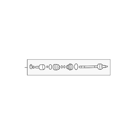 Genuine OE Kia Outer Joint Assembly - 49591-3E001