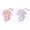 Pink & White, variant on JFOPQVSM 4Pcs Baby Girl Fall Winter Outfits Clothes Knit Jumpsuit Ruffle Romper Outfit with Headband