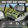 thumbnail image 2 of SEANATIVE Golf Ball Print Golf Cart Seat Covers for Club Car Washable Golf Cart Seat Blanket Covers with 4 Front Pockets Golf Cart Front Seat Cover for 2 Passenger Easy to Install, 2 of 7