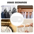 thumbnail image 3 of Raindrops  10 Pcs Closet Dividers Tag for Hanging Clothes Child Baby White, 3 of 8