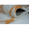 thumbnail image 4 of Ladole Rugs Tapis à Treillis Géométrique Style Simple Tapis Confortable Tapis en Orange, 4 of 4