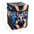 thumbnail image 5 of Shepherd Dog Foldable Car Trash Can Mini Trash Can with Lid Leak-Proof Hanging Storage Bag - Car Garbage Can, 5 of 6