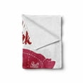 thumbnail image 2 of Bacon Soft Flannel Fleece Blanket, Cutting Pig Meat Diagram as Ham Loin Butt Hock and Ribs Butcher Shop Theme, Cozy Plush for Indoor and Outdoor Use, 50" x 70", Magenta Red and White, by Ambesonne, 2 of 6