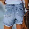 thumbnail image 6 of 50% Off Clear! Viikei Womens Shorts Fashion Womens Pocket Jeans Pants Female Hole Bottom Sexy Casual Shorts, 6 of 9