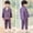 Purple, variant on Zecgelong Boys Business Suits Coat 3 Piece Outfit Tuxedo Set For Kids Formal Suit For Boys With Pants Necklace Set Slim Boys Long Sleeve Suit Sets for Boys 3-4 Years