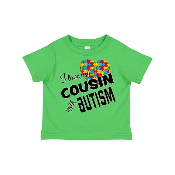 Inktastic I Love My Cousin with Autism Boys or Girls Toddler T-Shirt