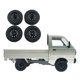 thumbnail image 3 of Neumáticos de plástico duro Llantas duraderas Negro/Rojo para th Car Truck (paquete de 4) Neumáticos, 3 of 7