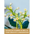 thumbnail image 4 of Juego de construcción de plantas artificiales de orquídeas Planta de bloques para decoración del hogar o la oficina/Compatible con flores de Lego/Kits de construcción de flores de orquídeas, 4 of 5