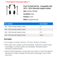 thumbnail image 2 of Front Tie Rod End Set - Compatible with 2014 - 2016 Chevy Impala Limited 2015, 2 of 2