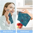 thumbnail image 7 of Coolnut Art Flowers Washcloths Towels, Highly Absorbent and Soft Cotton Face Cloths, 4 Pack Quick Dry Wash Cloths - 12 X 12 Inches Washcloth Gift, 7 of 7