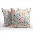thumbnail image 2 of Funda de almohada Sweetshow para primavera y verano, diseño floral, 50 x 50 cm, juego de 2, 2 of 8