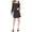 Black - deepblack, variant on Maison Jules Womens Dot A-Line Dress