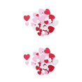 thumbnail image 2 of Bewildely 60 Pieces Valentines Craft Toddler Toys Multifunctional Child Hand-held Doily Inflated Adorable for Celebrating Usage Como se muestra 2piezas, 2 of 6