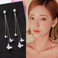 thumbnail image 5 of nipocaio Papillon Pompon Boucles d'Oreilles Filles Bijoux Boucles d'Oreilles, 5 of 5