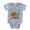 Heather Grey, variant on CafePress - Butterfly 6 - Cute Infant Baby Football Bodysuit