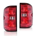 thumbnail image 2 of CROSSDESIGN Rear Tail Light Brake Light Lamp W/Wiring Harness Red Lens Fit for 2014-2019  Silverado, 2 of 5