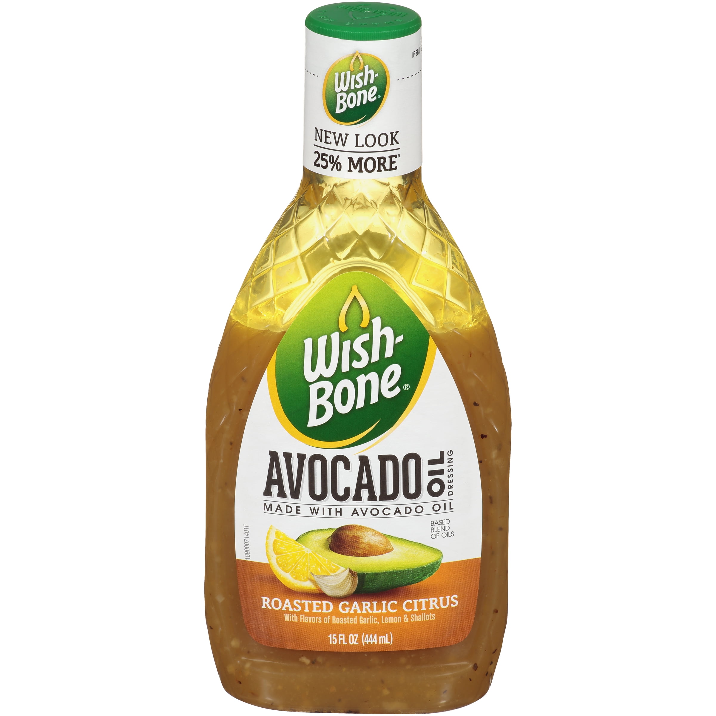 Wishbone Avocado Oil Roasted Garlic Citrus Dressing 15 FL OZ