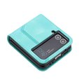 thumbnail image 3 of Designed for Samsung Galaxy Z Flip 4 Case, Classic Flip Folio Cover with PU Leather Phone Case for Samsung Galaxy Z Flip 4, Green, 3 of 4