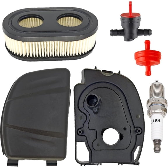 595658 Air Filter & Cover for B&S 594106 593260 093J02 103M02 104M02 104M05