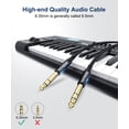 thumbnail image 2 of Cable de instrumento AkoAda TRS de 1/4 pulgadas (paquete de 3 m, 2 unidades) para bajo y teclado, 2 of 7