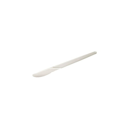 Eco-Products EP-S011 7  Plant-Based Plastic Renewable Plantware Compostable Knives - White - 1000/Pack
