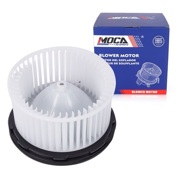 MOCA AUTOPARTS Heater Blower Motor with Fan Cage Fit for 07-13 Cadillac Escalade & 03-06 Chevrolet Silverado 2500 & 03-11 GMC Yukon w/o Custom Center Console