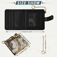 thumbnail image 3 of Qxltty Sunflower Cute Kitten Ladies Wallet Rfid Slim Thin Compact Credit Card Women Wallet Zipper Coin Pocket and ID Window for Female Gifts, 3 of 8