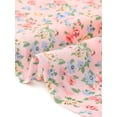 thumbnail image 5 of INSPIRE CHIC Style Women's Floral Blouse Summer Casual Square Neck Chiffon Short Sleeve Ruffle Shirts XL Pale Pink, 5 of 6