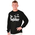 thumbnail image 4 of Funny Family The Dog Father Joke Men's Big & Tall Long Sleeve Graphic Tee Brisco Brands 2X, 4 of 5
