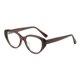 thumbnail image 2 of Montura de gafas para mujer, anti-luz azul, cuadrada, cara redonda, personalidad lisa, montura negra, montura pequeña para miopía, 2 of 2
