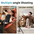 thumbnail image 6 of ZOMEI 77" Adjustable Phone Tripod w/Gooseneck & Aluminum Base - for Overhead Shooting, Vlogging, iPhone/Android, 6 of 9
