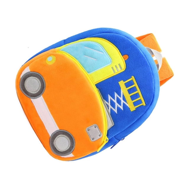 tamizeot Children Backpack Portable Cute Cartoon Boys Girls Automotive Pattern Zipper Adjustable Strap Snack Student Bag Birthday Gift Type 10