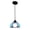 C, variant on Partheme Rustic Style Single Head Pendant Light, Vintage Hanging Ceiling Lamp, Colored Glass Shade Rust Proof, Adjustable Chain Height, Soft Warm Light for Kitchen Dining Room Bedroom Living Room, D