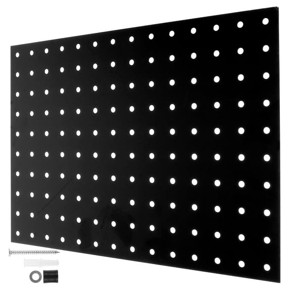 ROSENICE Pegboard Panel Wall Display with Metal Pegboard for Accessories Storage and Organization