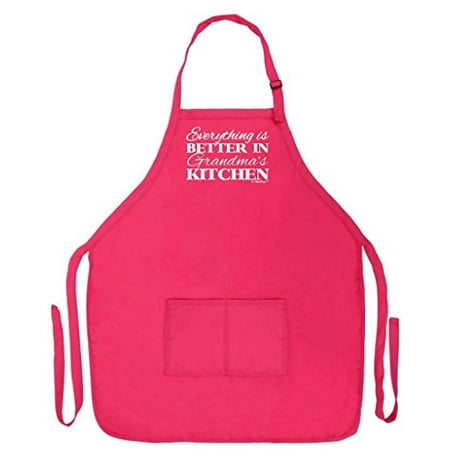 

Everything is Better in Grandma s Kitchen Apron for Kitchen Two Pocket Apron Heliconia