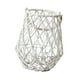 thumbnail image 4 of Candelabro colgante con forma de farol, jaula de alambre de cuerda tejida, decoración de mesa vintage, decoración bohemia para el hogar, para bodas, Altura 28cm, 4 of 8