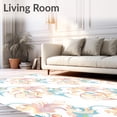thumbnail image 2 of ODIKA 5'x7' Machine Washable Non-Slip Area Rug, Ethereal Dreamy Whimsical Enchanting Magical Captivating Wonder High Traffic Rug, Pink, 504306, 2 of 7