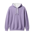 thumbnail image 4 of Bainana Men'S Half Zip Hoodie Long Sleeve Classic Hoody Solid Color Hooded Tops Casual Wear Fall Outfit Size M, 4 of 4