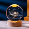 thumbnail image 4 of Bola de cristal luminosa 3D tallada con base de madera maciza, luz de noche para enviar a los estudiantes a enviar adornos de escritorio para niños, 4 of 4