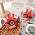 thumbnail image 2 of Funda de silicona para AirPods de 3ª generación, 3D Cute Kawaii Anime Fashion Funny Cool Funda protectora para Apple Airpod con llavero, para hombres/adolescentes/niños (Charizard), 2 of 5