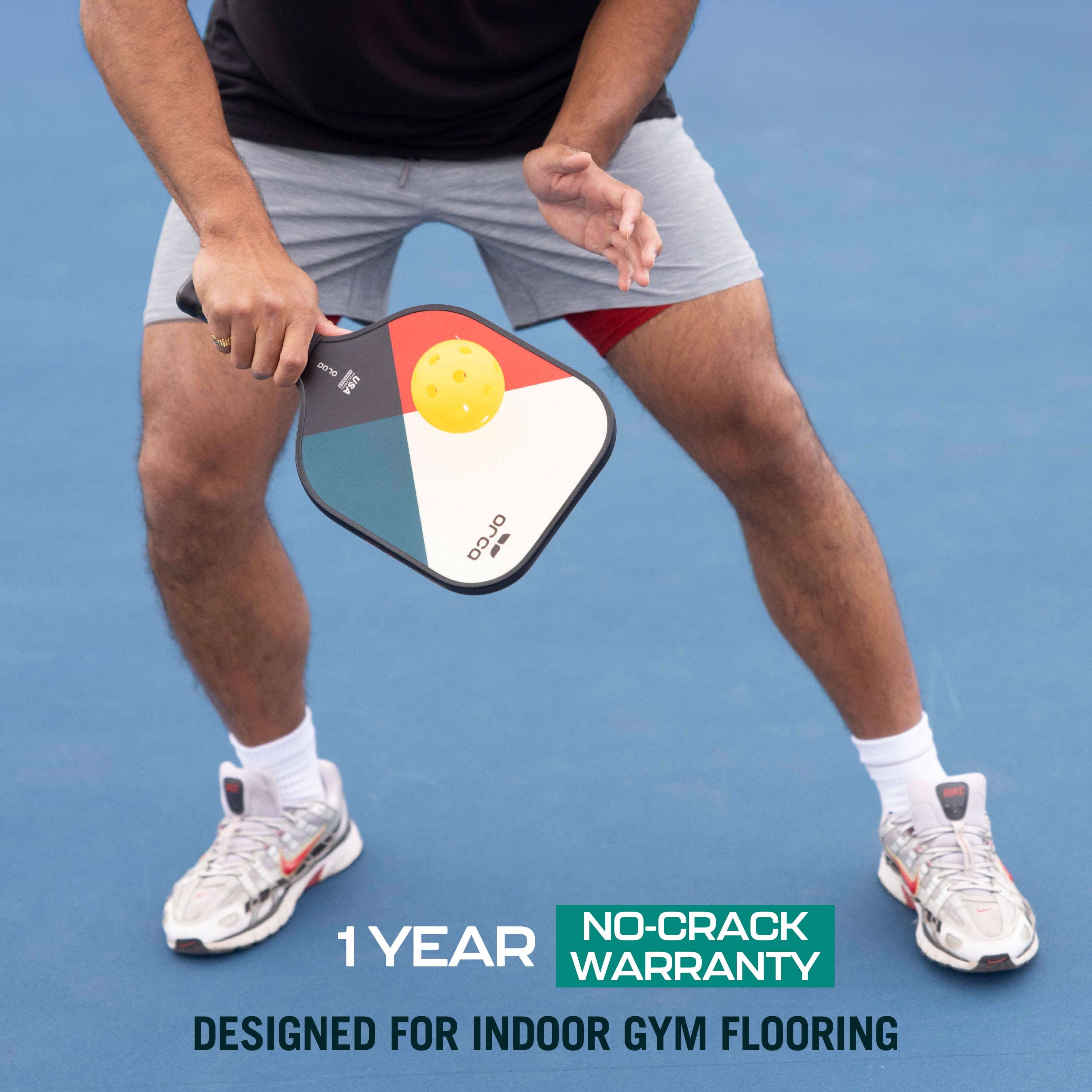 Pickleballs Pi 26, Indoor 6-Pk, USAPA Official Size with 1-Year No-Crack Warranty by Orca