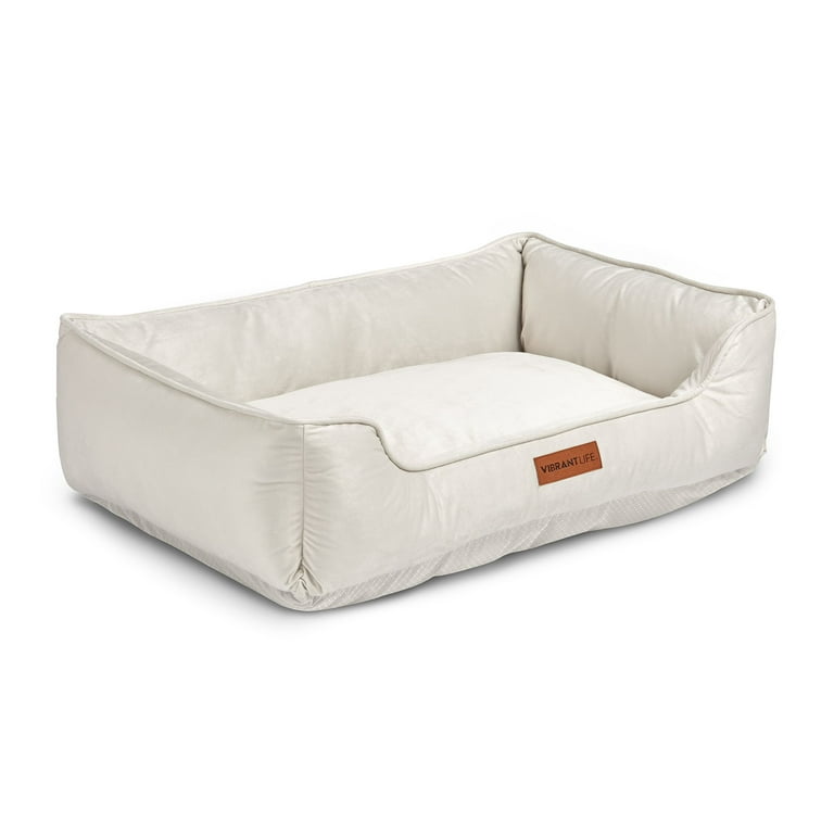 Beige dog beds 2025