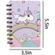 thumbnail image 3 of Mini cuaderno en espiral para niños y niñas, diario de bolsillo, papel rayado, 3 bonitos diseños de unicornio, 5,5" x 3,5" Ormromra CZBG-HY26, 3 of 6