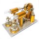 thumbnail image 1 of Vogacara Mini motor de combustión interna de doble cilindro de Metal, generador de modelo, escritorio de energía de vapor de calor, equipo educativo, Juguetes Educativos Vogacara FN009911-00B, 1 of 6