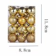 thumbnail image 4 of Naittoop 3cm Christmas Tree Bauble Hanging Home Party Ornament Decor, 4 of 4
