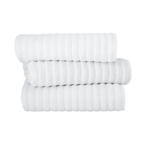 classic Turkish Towels - Premium Oversized Bath Sheets, Absorbent Extra Large 100% Turkish cotton Bathroom Towels, 40x65 inches, Set of 3 (White)