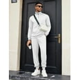 thumbnail image 3 of COOFANDY Men's Jogging Suits 2 Piece Set Quarter Zip Up Pullover Sweatshirt and Sweatpants Set with Pockets, 3 of 7