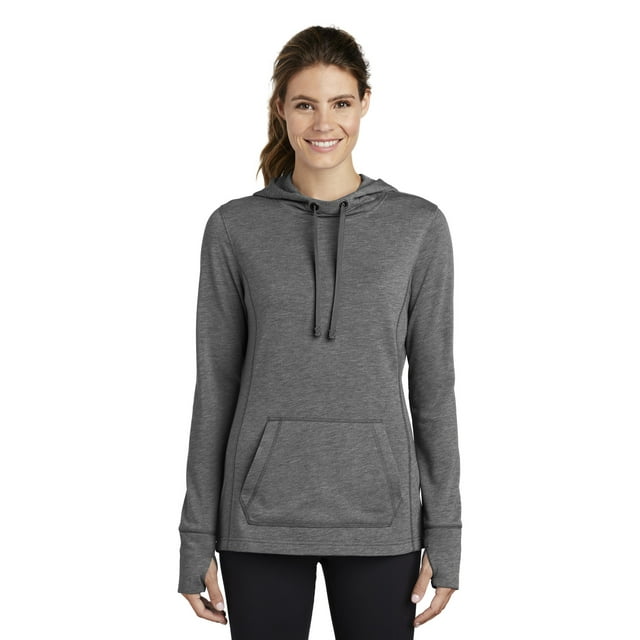 Sport-Tek Femmes Poscharge Tri-Mélange Mèche Molleton à Capuche Pull