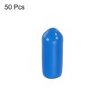 thumbnail image 3 of Uxcell Rubber End Caps Cover Vinyl Screw Thread Protector Round Vacuum Caps for Screw Bolt Pipes 3/16 inch 50Pcs, 3 of 5